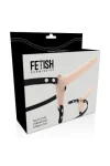 Silikon Strap-On Vibrator Hautfarben 15cm von Fetish Submissive Harness kaufen - Fesselliebe