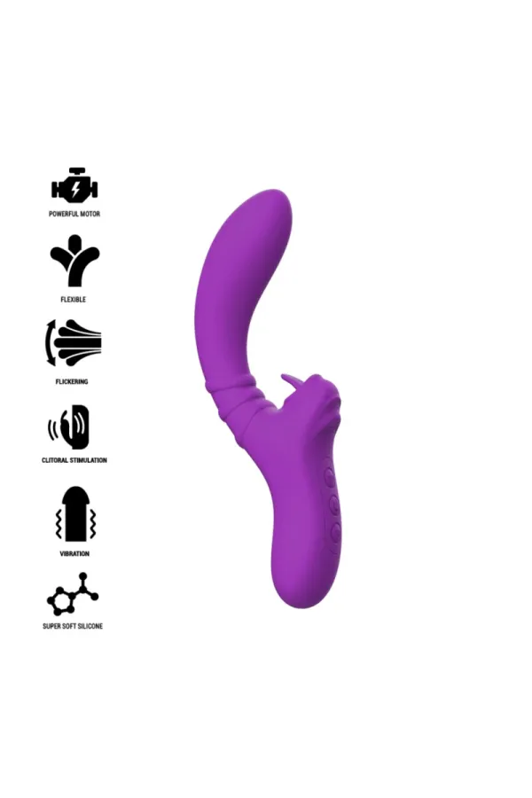 Harry Vibrator Flexibel mit Lila Zunge von Intense Fun kaufen - Fesselliebe