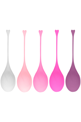 Set mit 5 Kegel-Übungsbllen von Ohmama Stimulating kaufen | Fesselliebe