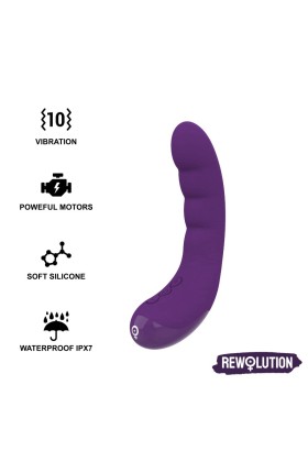 Rewocurvy wiederaufladbarer, Flexibler Vibrator von Rewolution kaufen | Fesselliebe