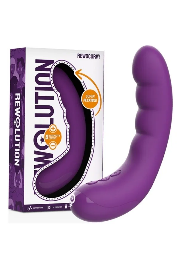 Rewocurvy Wiederaufladbarer und Flexibelr Vibrator von Rewolution kaufen - Fesselliebe