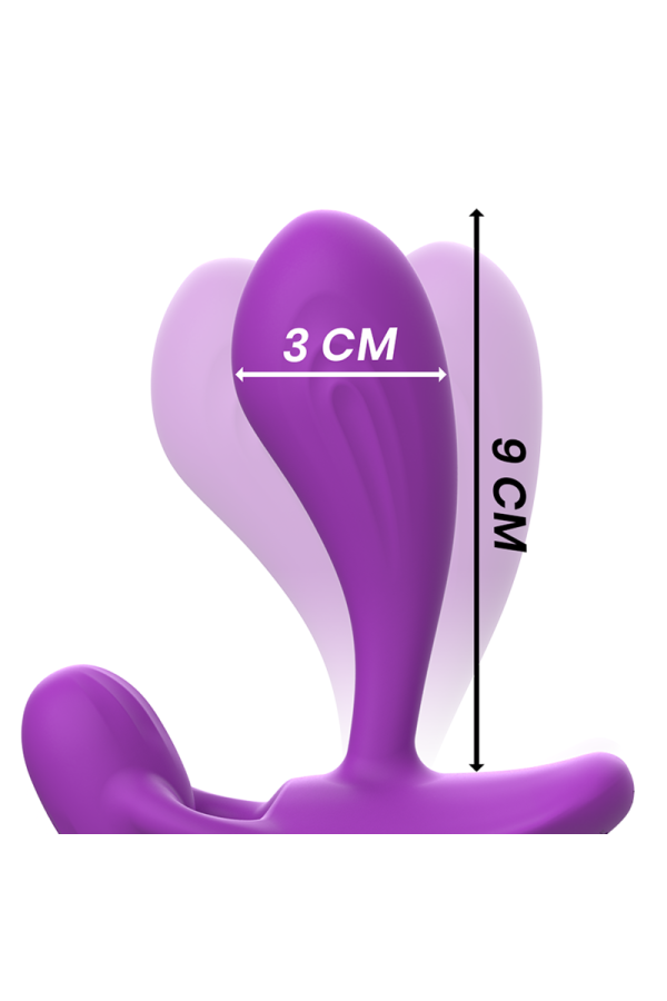 Shelly Plug Anal mit Fernbedienung Lila von Intense Anal Toys kaufen | Fesselliebe