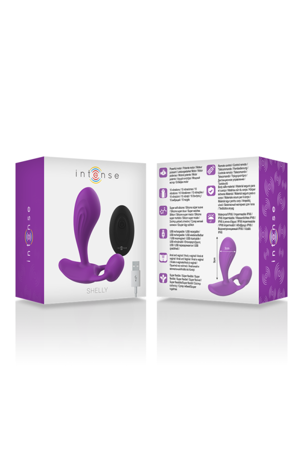 Shelly Plug Anal mit Fernbedienung Lila von Intense Anal Toys kaufen | Fesselliebe