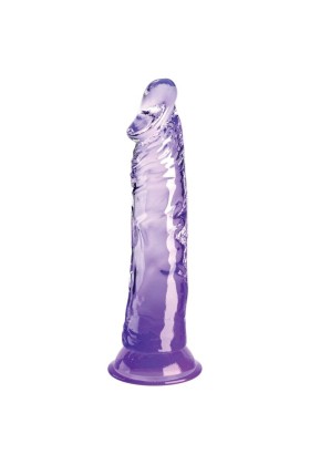 Clear realistischer Penis 19.7 cm Lila von King Cock kaufen | Fesselliebe