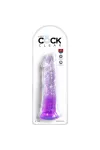 King Cock Clear - Realistischer Penis 19,7 Cm Lila von King Cock kaufen - Fesselliebe