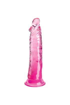 Clear realistischer Penis 19.7 cm Rosa von King Cock kaufen | Fesselliebe