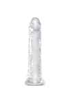 Realistischer Dildo 19,7 cm transparent von King Cock kaufen - Fesselliebe