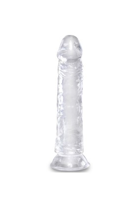 Klarer realistischer Penis 19.7 cm Transparent von King Cock kaufen | Fesselliebe