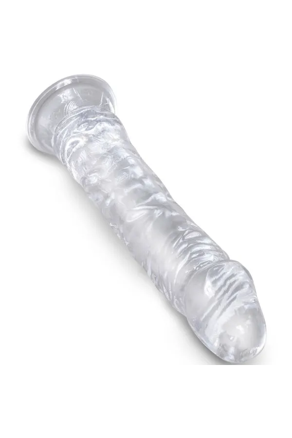 Realistischer Dildo 19,7 cm transparent von King Cock kaufen - Fesselliebe