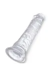 Realistischer Dildo 19,7 cm transparent von King Cock kaufen - Fesselliebe