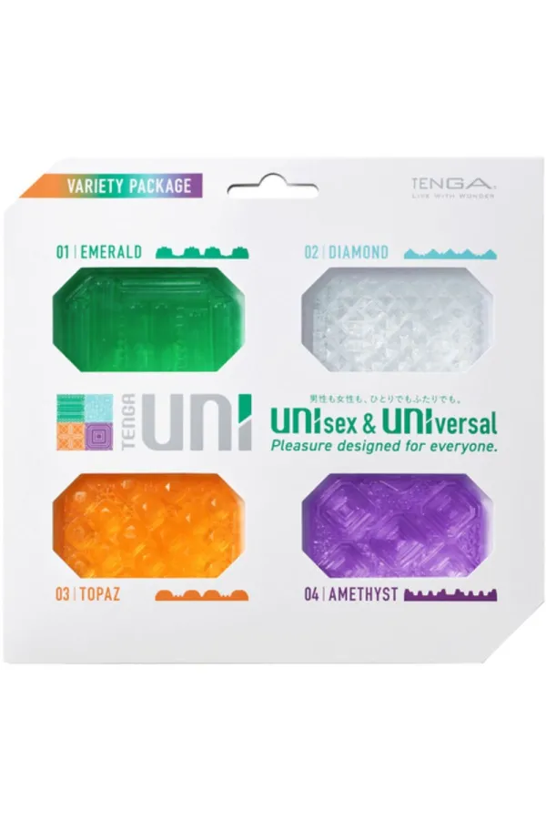 Uni Variety Masturbator Fingerhühsch Packung 4 Einheiten von Tenga kaufen - Fesselliebe