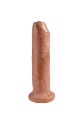 Ungeschnittener realistischer Penis 17.8 cm Karamell von King Cock kaufen | Fesselliebe