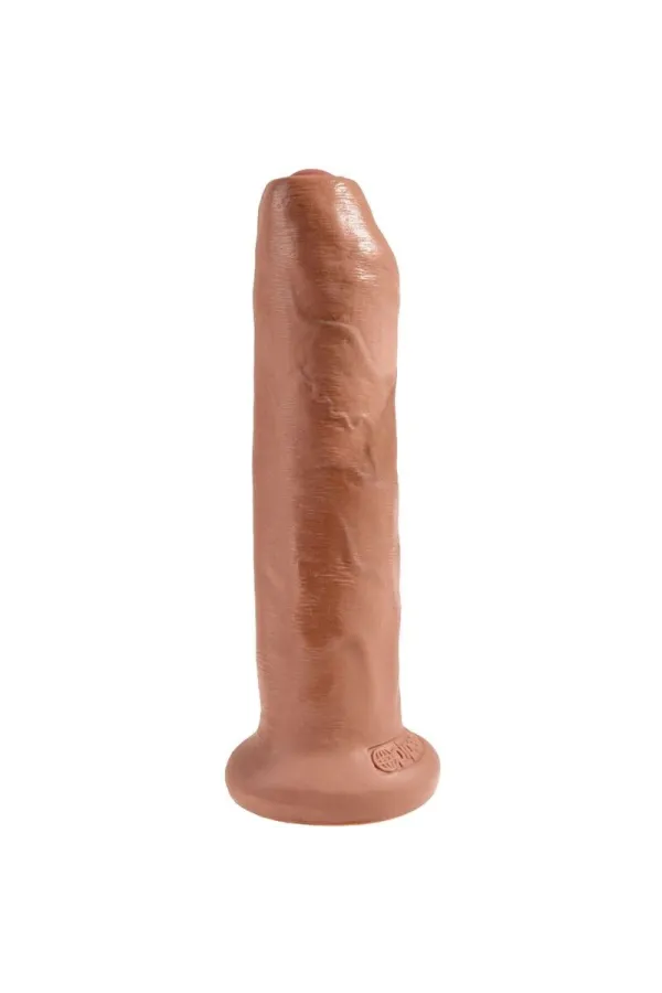 Unbeschnittener Realistischer Dildo 17,8 cm Karamell von King Cock kaufen - Fesselliebe