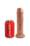 Unbeschnittener Realistischer Dildo 17,8 cm Karamell von King Cock kaufen - Fesselliebe