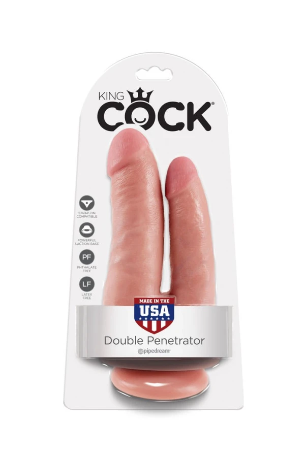 Double Penetrator Beige von King Cock