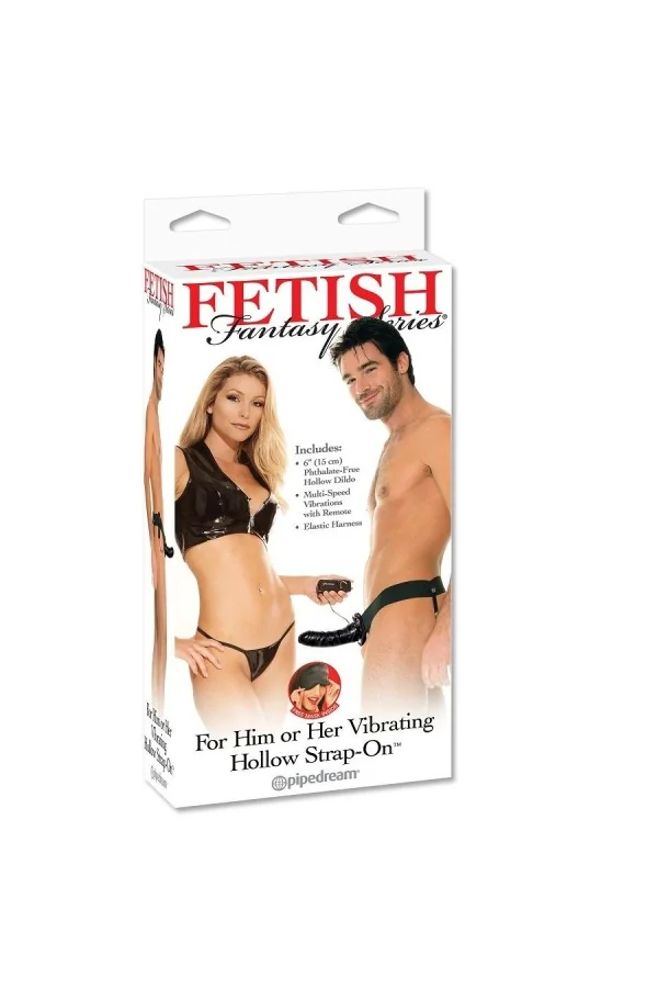 Fetish Fantasy Vibrating Hollow Strap-On für Sie Oder Ihn Schwarz von Fetish Fantasy Series kaufen - Fesselliebe