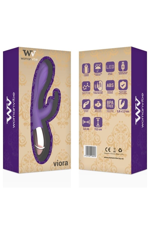 Viora Silicone Rechargeable Vibrator von Womanvibe kaufen | Fesselliebe