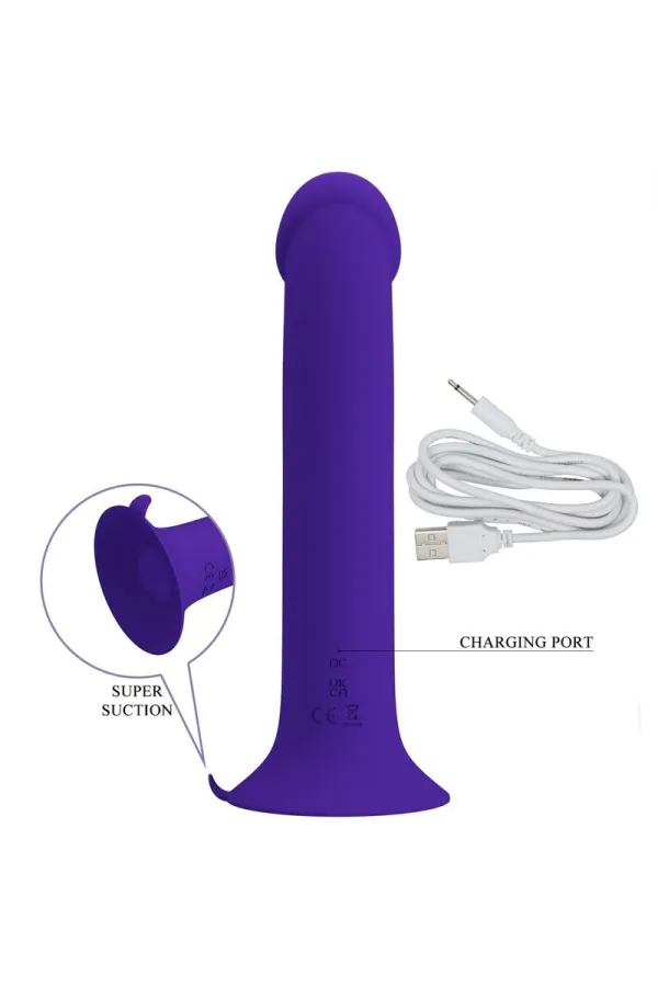 Murray Youth Vibrierender Dildo & Wiederaufladbarer Violett von Pretty Love Led kaufen - Fesselliebe