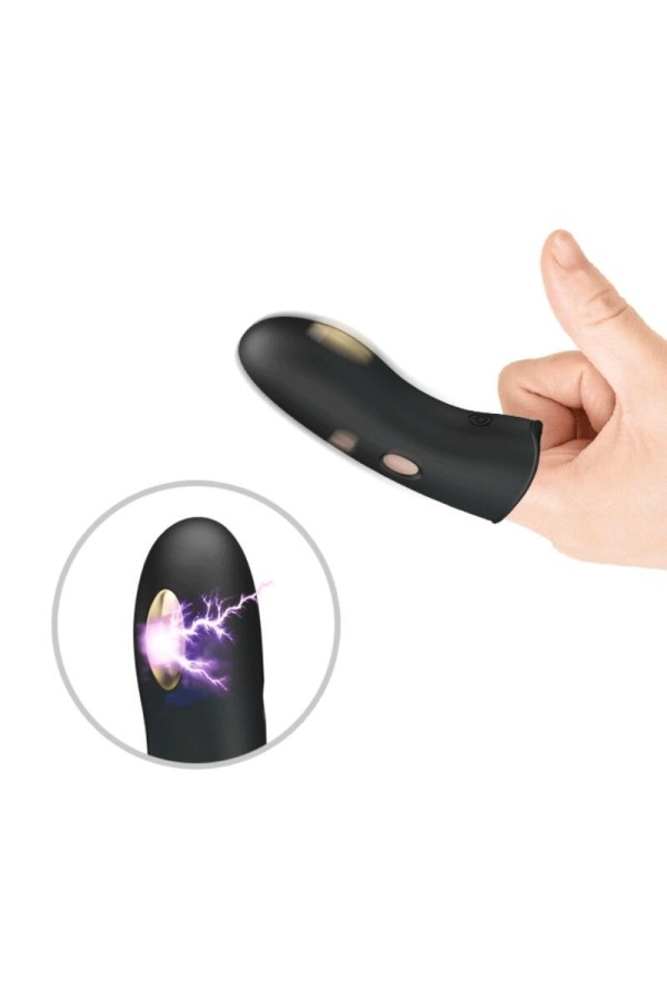 Marico Schwarze Elektrostimulator-Fingerhülle von Pretty Love Male kaufen | Fesselliebe