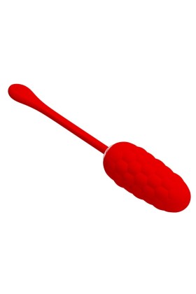 Vibrierendes Ei mit Roter wiederaufladbarer Meerestextur von Pretty Love Smart kaufen | Fesselliebe