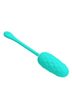 Vibrierendes Ei mit wiederaufladbarer Meerestextur in Aquagrün von Pretty Love Smart kaufen | Fesselliebe