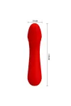 PRETTY LOVE - CETUS WIEDERAUFLADBARER VIBRATOR ROT kaufen - Fesselliebe