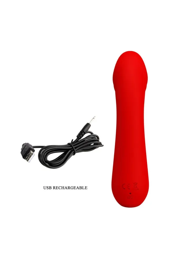 PRETTY LOVE - CETUS WIEDERAUFLADBARER VIBRATOR ROT kaufen - Fesselliebe