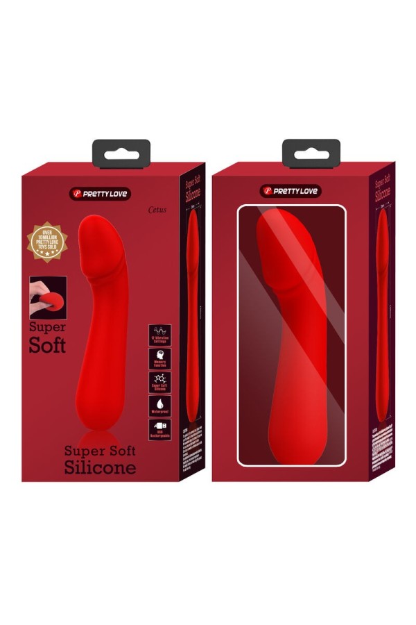Cetus wiederaufladbarer Vibrator Rot von Pretty Love Smart kaufen | Fesselliebe