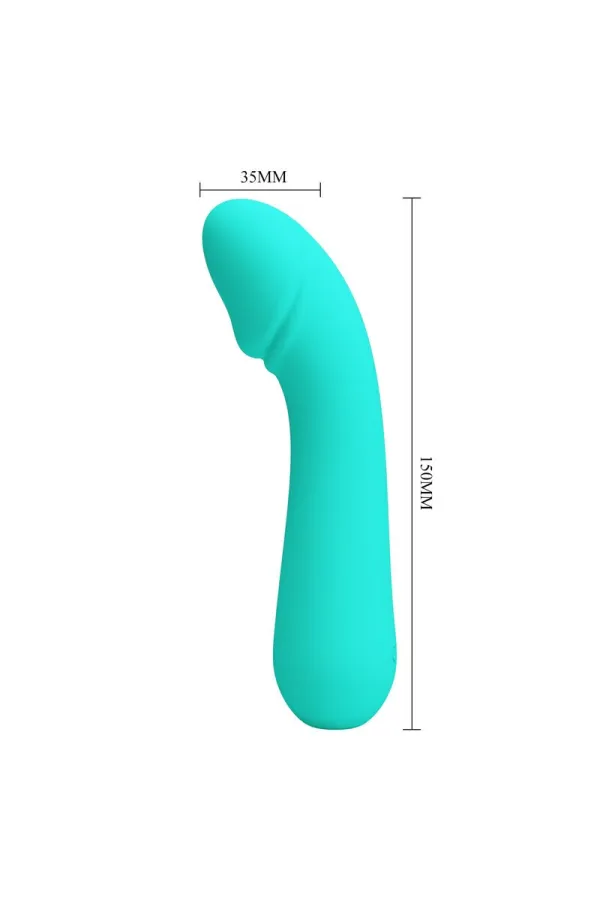 PRETTY LOVE - CETUS WIEDERAUFLADBARER VIBRATOR AQUA GREEN kaufen - Fesselliebe