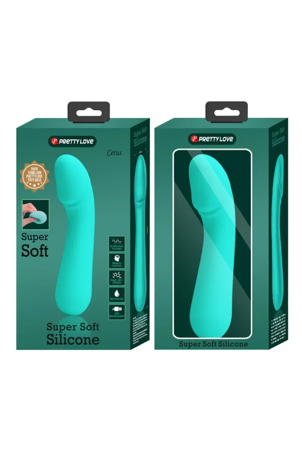 PRETTY LOVE - CETUS WIEDERAUFLADBARER VIBRATOR AQUA GREEN kaufen - Fesselliebe