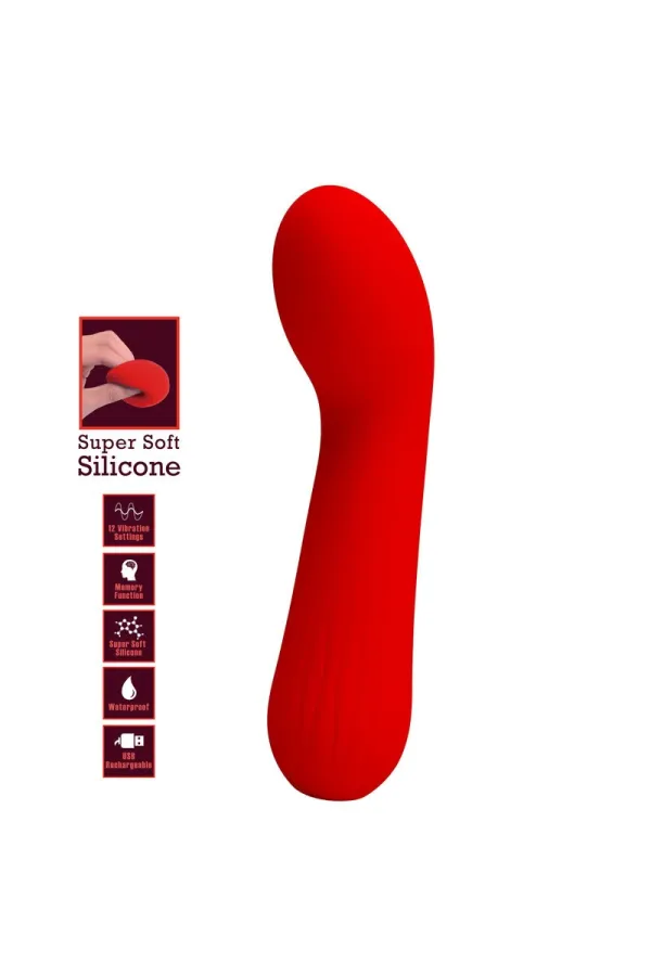 PRETTY LOVE - FAUN WIEDERAUFLADBARER VIBRATOR ROT kaufen - Fesselliebe