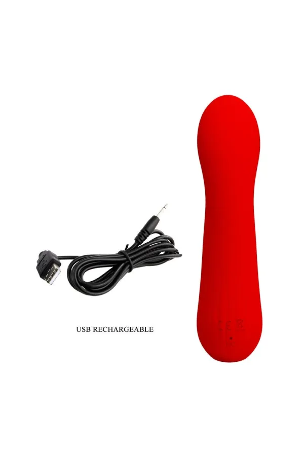 PRETTY LOVE - FAUN WIEDERAUFLADBARER VIBRATOR ROT kaufen - Fesselliebe