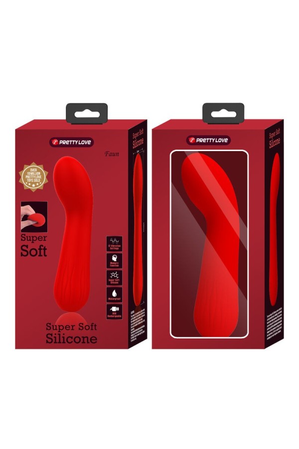 Faun wiederaufladbarer Vibrator Rot von Pretty Love Smart kaufen | Fesselliebe
