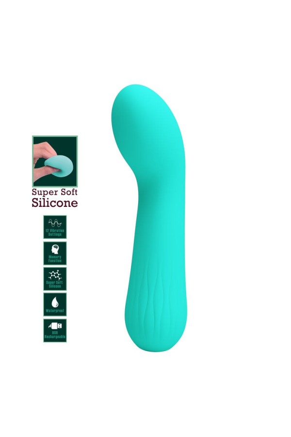 Faun wiederaufladbarer Vibrator Aquagrün von Pretty Love Smart kaufen | Fesselliebe