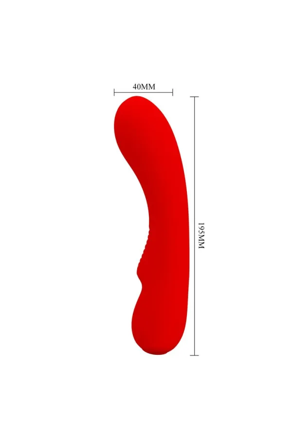 PRETTY LOVE - PRESCOTT WIEDERAUFLADBARER VIBRATOR ROT kaufen - Fesselliebe