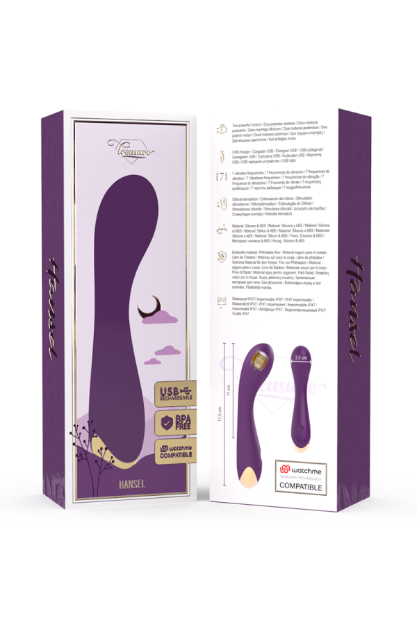 Hansel G-Spot Vibrator Watchme Wireless Technologie Kompatibel von Treasure kaufen | Fesselliebe