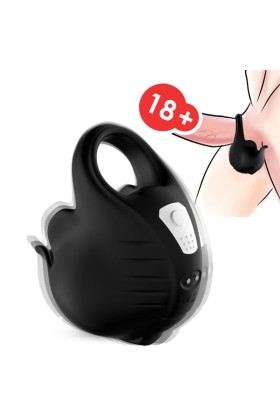 Schröpf-Vibratorring Schwarz von Armony For Him kaufen | Fesselliebe