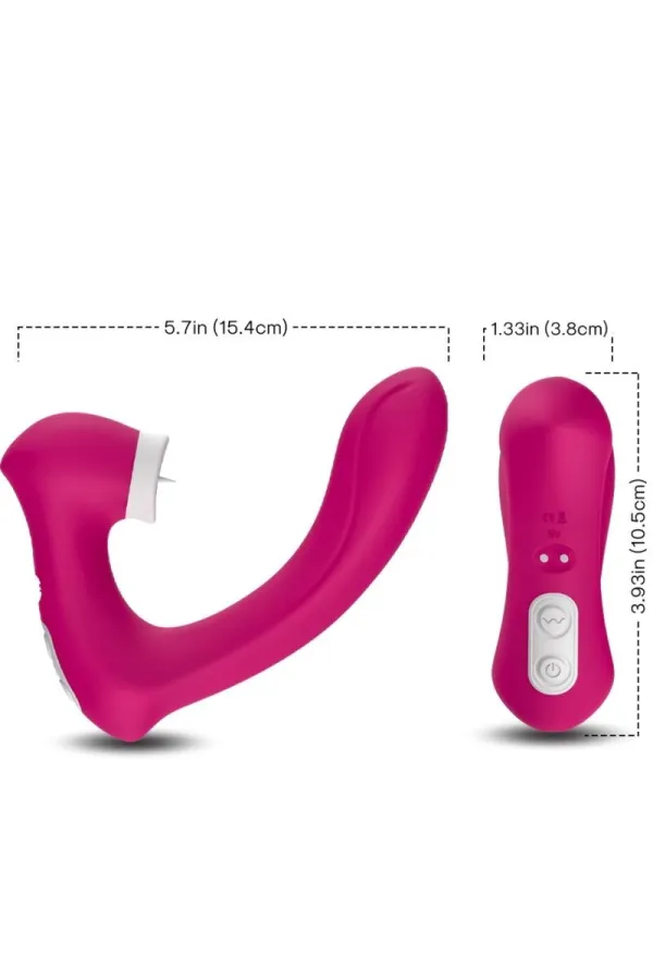 Secretkiss Leckt Vibrierenden Clit und Vibrator Fuchsia von Armony Stimulators kaufen - Fesselliebe