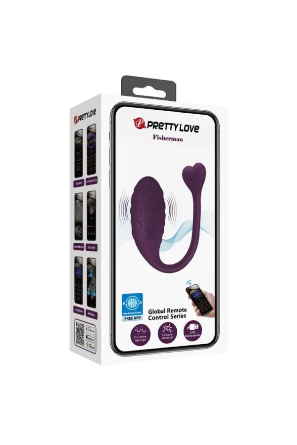 PRETTY LOVE - APP-GESTEUERTES FISHER VIBRIERENDES EI LILA kaufen - Fesselliebe