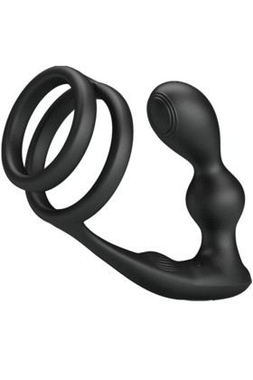 Marshall Penisring mit Vibratorischem Analplug mit Fernbedienung von Pretty Love Male kaufen | Fesselliebe