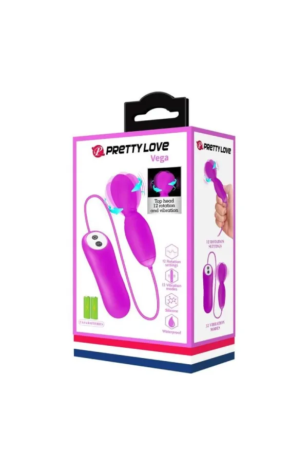 Vega Rotations- und Vibrationsmassager 12 Fuchsia-Funktionen von Pretty Love Flirtation kaufen - Fesselliebe