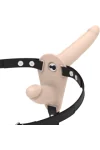 Double Strap Vibrator Strap-On Hautfarben Up von Fetish Submissive Harness kaufen - Fesselliebe