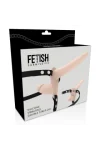 Double Strap Vibrator Strap-On Hautfarben Up von Fetish Submissive Harness kaufen - Fesselliebe