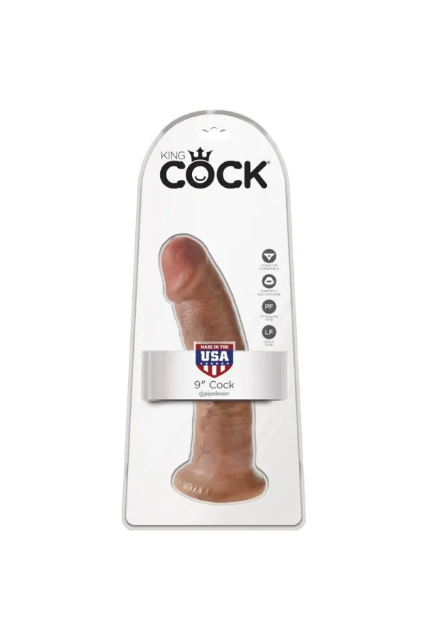 Realistischer Dildo 21,7 cm Karamell von King Cock kaufen - Fesselliebe