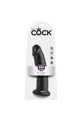9 Dildo Schwarz 22.9 cm von King Cock kaufen | Fesselliebe