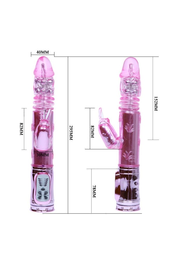 Pochender Bunny Pink Rampant Rotator von Baile Rotations kaufen | Fesselliebe