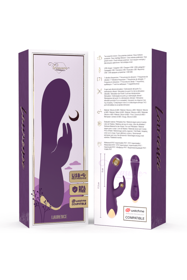 Laurence Rabbit Vibrator Watchme Wireless-Technologie Kompatibel von Treasure kaufen | Fesselliebe