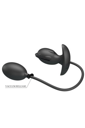 Aufblasbarer & wiederaufladbarer Delfin Analsplug von Pretty Love Bottom kaufen | Fesselliebe
