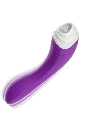 Fairyland Leckt Vibrierenden Clit und Vibrator Lila von Armony Stimulators