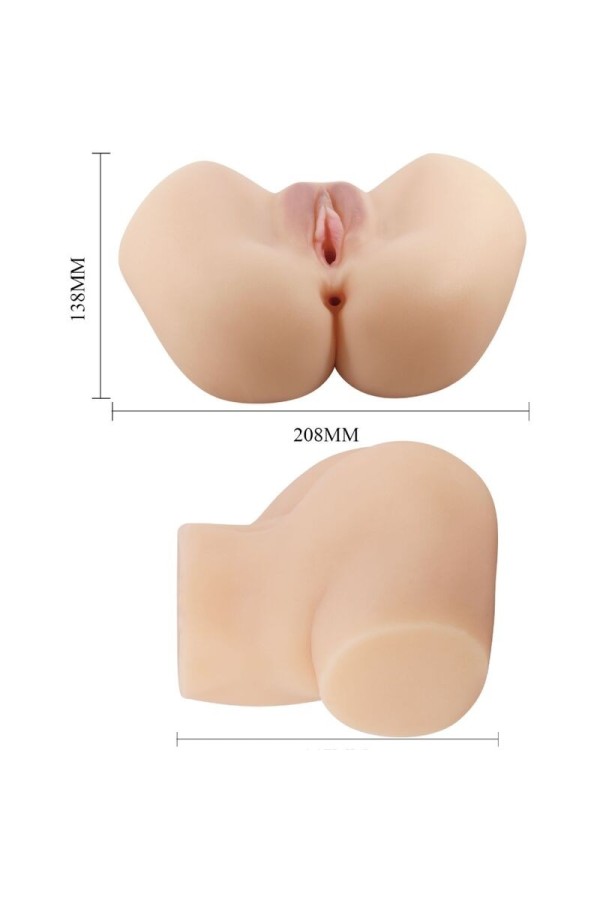 Realistischer Vagina- und Anus-Vibrator Hailey von Crazy Bull kaufen | Fesselliebe